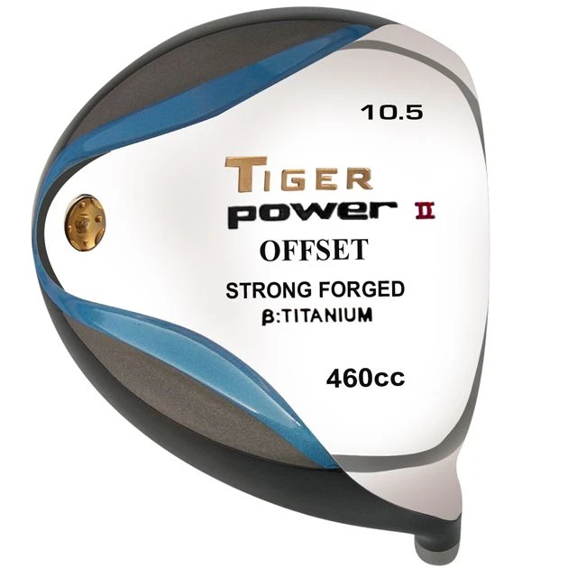 Tiger Power II Offset Titanium Driver Heads 3 Tiger Power II Offset Titanium Driver Heads