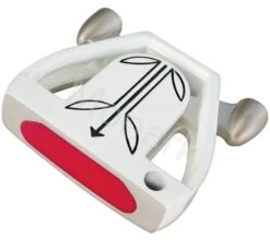 T-7 Twin Engine White Mallet Putter Head