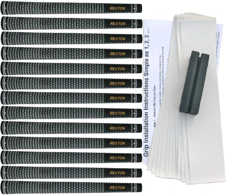 Rexton Black/White Velvet 13-pc Grip Kit 3 Rexton Black/White Velvet 13-pc Grip Kit